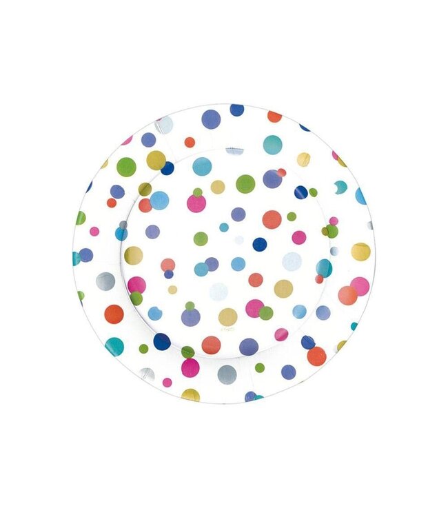Confetti Brights Paper Salad & Dessert Plates