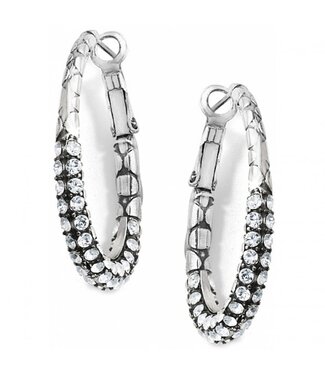 BRIGHTON Pebble Pave Hoop Earrings