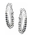 BRIGHTON Pebble Pave Hoop Earrings