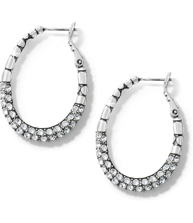 BRIGHTON Pebble Pave Hoop Earrings