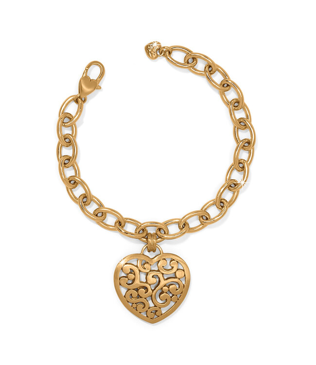 BRIGHTON Contempo Medallion Heart Bracelet