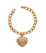 BRIGHTON Contempo Medallion Heart Bracelet