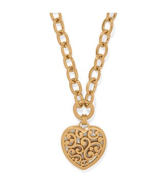 BRIGHTON Contempo Medallion Heart Necklace