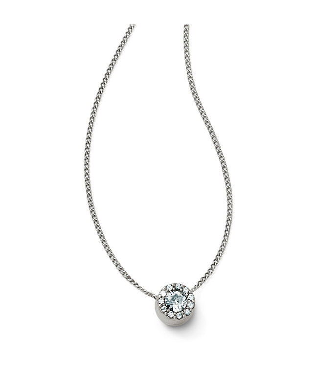 BRIGHTON Illumina Mini Solitaire Necklace Silver