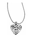 BRIGHTON Contempo Heart Badge Clip Necklace