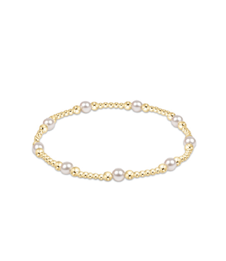 ENEWTON Classic Purpose Pattern 4mm Bead Bracelet - Pearl
