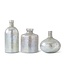 Antique Matte Glass Bottle Vases  Light Green