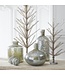Antique Matte Glass Bottle Vases  Light Green