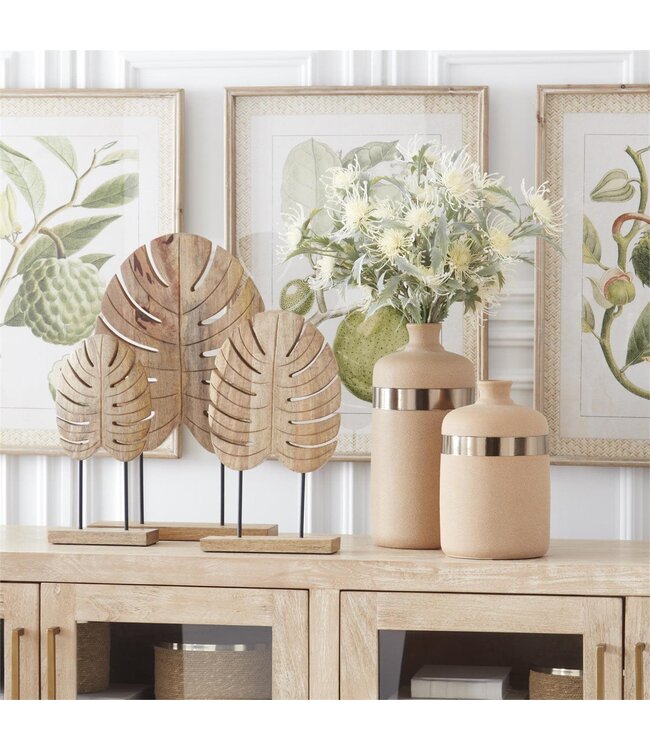 27.5" Natural Wood Framed