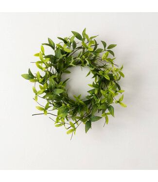 6.5" Ruscus & Twig Ring