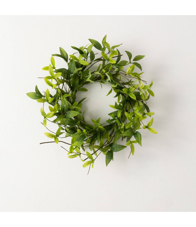 6.5" Ruscus & Twig Ring