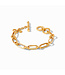 JULIE VOS Palladio Link Bracelet Gold