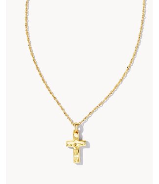 KENDRA SCOTT Cross Pendant Necklace Gold Metal KENDRA SCOTT Cross Pendant Necklace Gold Metal