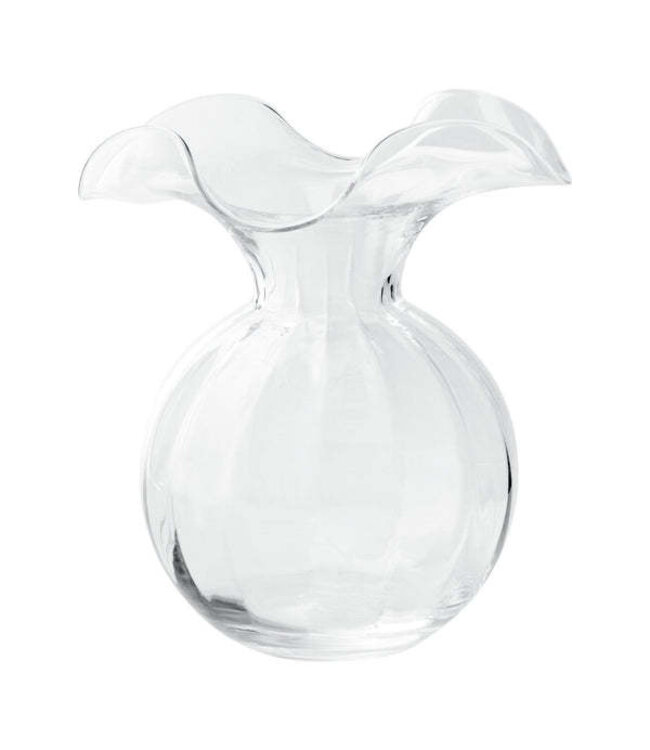 VIETRI Hibiscus Glass Medium Fluted Vase