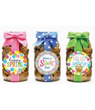 Cookie Pint Jars Spring