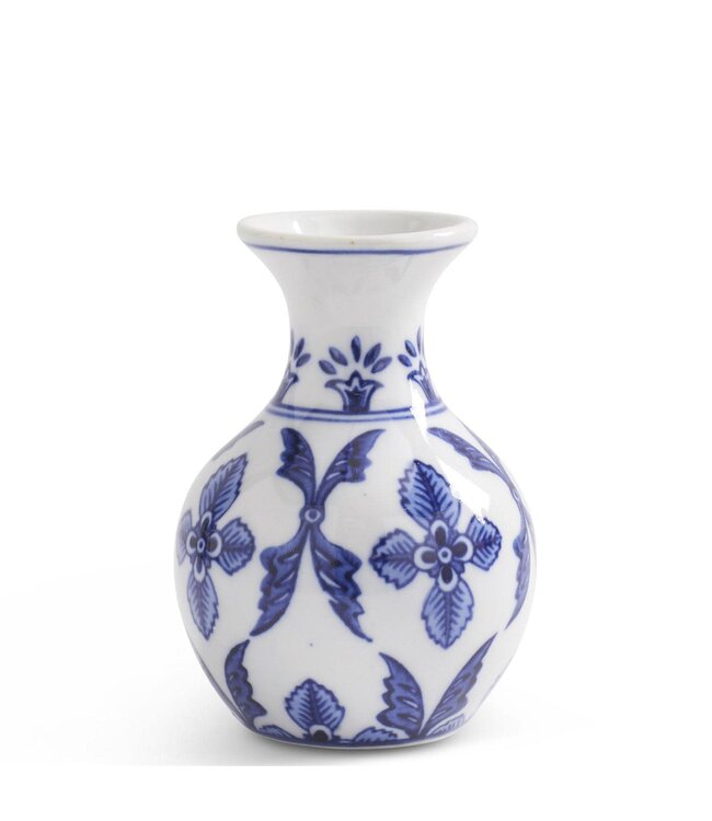 Blue and White Porcelain Bud Vases