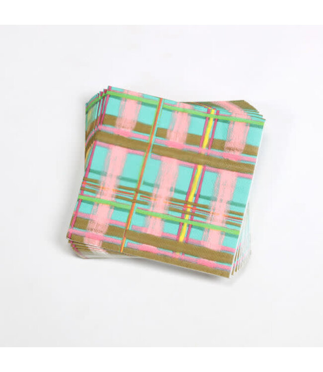 Paper Plaid Napkin