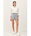 Madison Striped Linen Blend Shorts