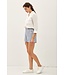 Madison Striped Linen Blend Shorts