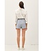 Madison Striped Linen Blend Shorts