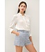 Madison Striped Linen Blend Shorts