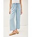 Grace Striped Wide Leg Tencel Pant