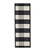 Check 2-Sided Dupioni Deluxe Wired Edge Black