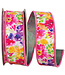 1-1/2 Inch Floral Impressions Deluxe Wired Edge Multi