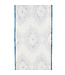 4 Inch Ikat Canvas Wired Edge White/Blue