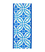 2-1/2 Inch Amalfi Designer Blues Chinoiserie Twill Deluxe Dupioni Backed Wired Edge Porcelain Blue