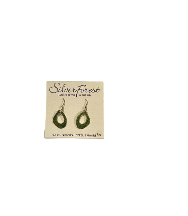 SILVER FOREST Organic Shapes & Leaves Earrings