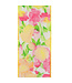 2-1/2 Inch Floral Impressionist Bright Wired Edge Yellow
