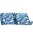 4 Inch Scroll Leaf Moderna Deluxe Wired Edge Blue