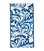 4 Inch Scroll Leaf Moderna Deluxe Wired Edge Blue