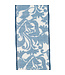 4 Inch Scroll Leaf Moderna Deluxe Wired Edge Blue