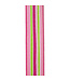 1-1/2 Inch Stripe Bright Linen Lines Wired Edge Pink