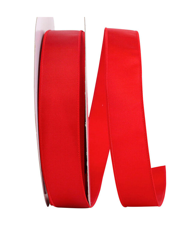 1-1/2 Inch, 50 Yds Grosgrain Sheen Value Wired Edge