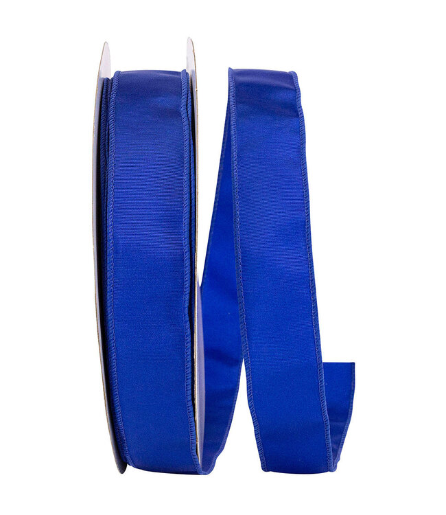 1-1/2 Inch, 50 Yds Grosgrain Sheen Value Wired Edge