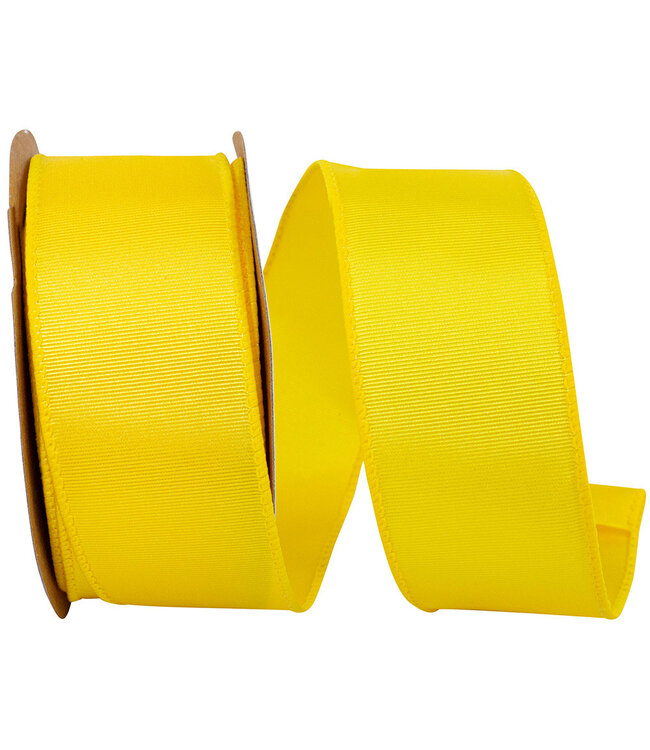 1-1/2 inch, 10 Yds Grosgrain Sheen Value Wired Edge