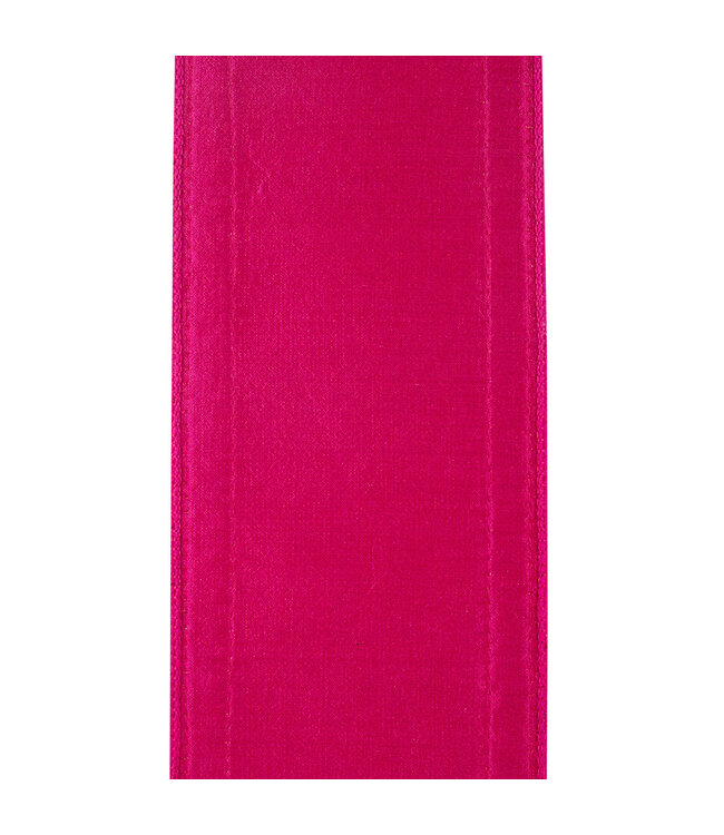 4 Inch Multi Color Braid Festive Deluxe Wired Edge Fuchsia