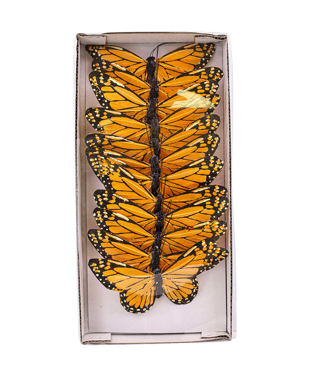 Monarch Butterfly 5 Inch Rd - Sold as Set