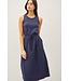 Jane Cotton Tank Dress with Gauze Skirt