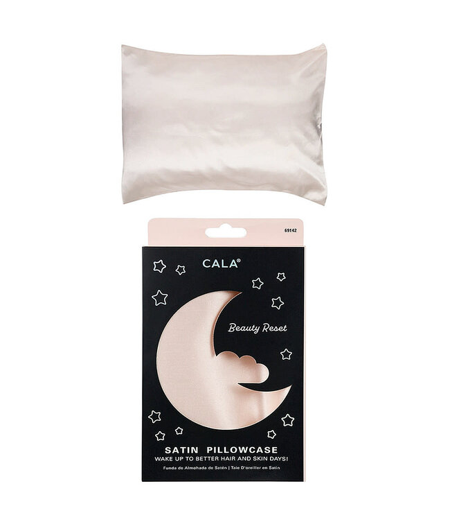Cala Satin Pillowcase - Ivory
