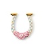 MACKENZIE CHILDS Sterling Check Horseshoe
