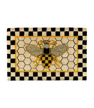 MACKENZIE CHILDS Queen Bee Entrance Mat