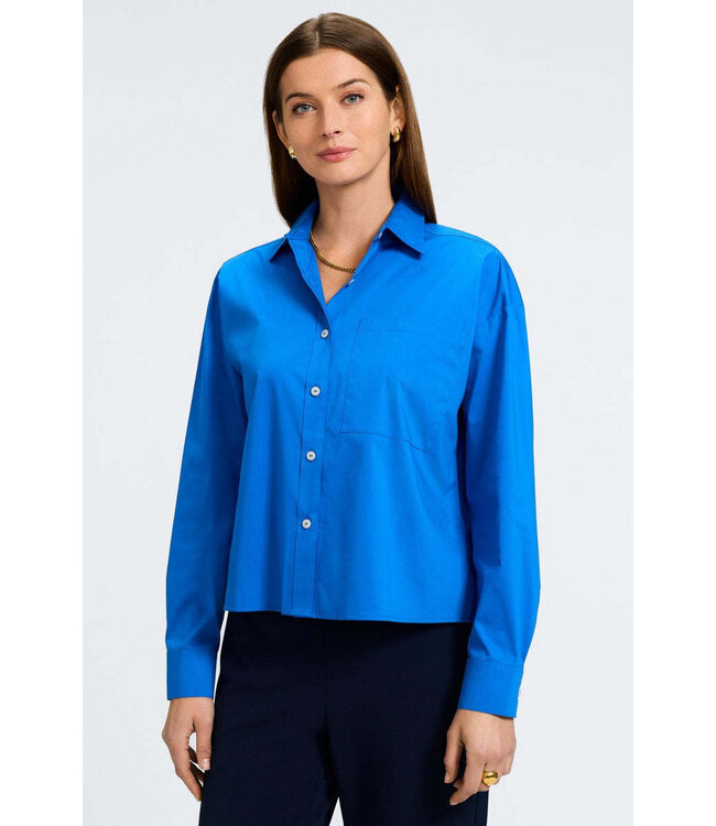 Marina No Iron Stretch Cotton Long Sleeve Shirt