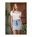 Hazel Embroidered Short Sleeve Top