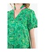 Madison Puff Sleeve Floral Print Notch Neck Dress
