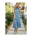 Stella Ruffle Print Midi Dress