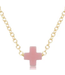 ENEWTON Egirl 14" Necklace Gold - Signature Cross Small